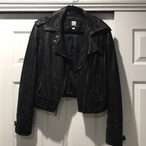 Aqua | Real Leather Jacket!